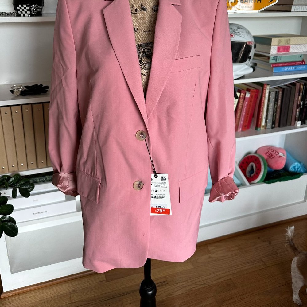 Pink Zara Blazer